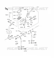 MAITRE CYLINDRE AV pour Kawasaki ZZR600 2004
