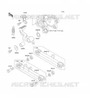 PEDALE DE FREIN/TORQUE LINK pour Kawasaki ZZR600 2004