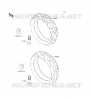 PNEUS pour Kawasaki ZZR600 2004