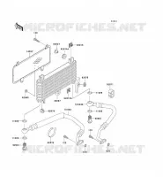 RADIATEUR D'HUILE pour Kawasaki ZZR600 2004