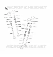 SOUPAPE pour Kawasaki ZZR600 2004