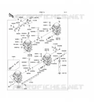 CARBURATEUR pour Kawasaki ZZR600 2004