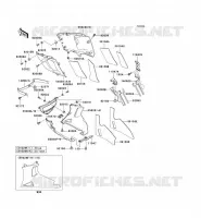CARENAGE INFERIEUR pour Kawasaki ZZR600 2004