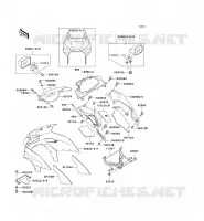 CARENAGE pour Kawasaki ZZR600 2004