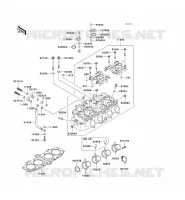CULASSE pour Kawasaki ZZR600 2004