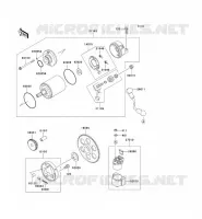 D&Eacute;MARREUR pour Kawasaki ZZR600 2004