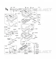FILTRE A AIR pour Kawasaki ZZR600 2004