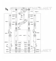 FOURCHE pour Kawasaki ZZR600 2004