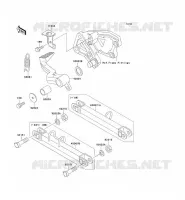 PEDALE DE FREIN/TORQUE LINK pour Kawasaki ZZR600 2004