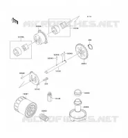 POMPE A HUILE/FILTRE &Agrave; HUILE pour Kawasaki ZZR600 2004