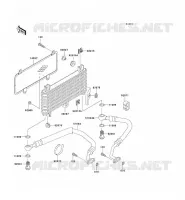 RADIATEUR D'HUILE pour Kawasaki ZZR600 2004