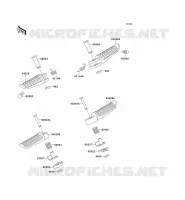 REPOSE PIED pour Kawasaki ZZR600 2004