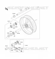 ROUE AVANT pour Kawasaki ZZR600 2004