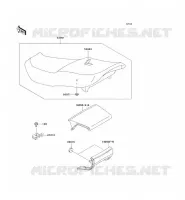 SELLE pour Kawasaki ZZR600 2004