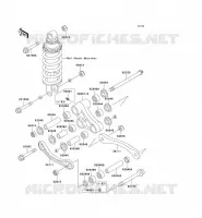 SUSPENSION ARRI&Egrave;RE pour Kawasaki ZZR600 2004