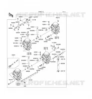 CARBURATEUR pour Kawasaki ZZR600 2004