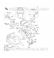 CARENAGE pour Kawasaki ZZR600 2004