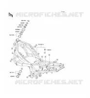 CH&Acirc;SSIS pour Kawasaki ZZR600 2004