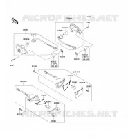 CLIGNOTANTS pour Kawasaki ZZR600 2004