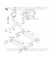 PEDALE DE FREIN/TORQUE LINK pour Kawasaki ZZR600 2004