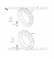 PNEUS pour Kawasaki ZZR600 2004
