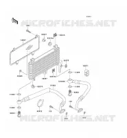 RADIATEUR D'HUILE pour Kawasaki ZZR600 2004