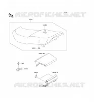 SELLE pour Kawasaki ZZR600 2004