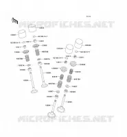 SOUPAPE pour Kawasaki ZZR600 2004