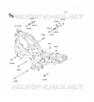 SUPPORT MOTEUR pour Kawasaki ZZR600 2004