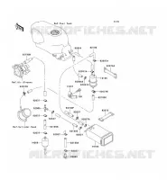 SYSTEME D'EVAPORATION CARBURANT pour Kawasaki ZZR600 2004