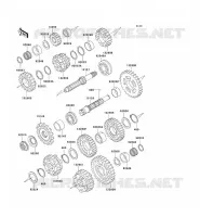 TRANSMISSION pour Kawasaki ZZR600 2004