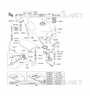 RESERVOIR CARBURANT pour Kawasaki ZZR600 2004