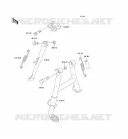 BEQUILLES pour Kawasaki ZZR600 2004