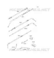 CABLES pour Kawasaki ZZR600 2004
