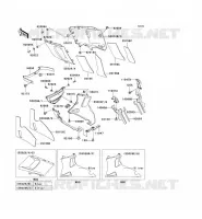CARENAGE INFERIEUR pour Kawasaki ZZR600 2004
