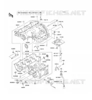 CARTER MOTEUR(S) pour Kawasaki ZZR600 2004