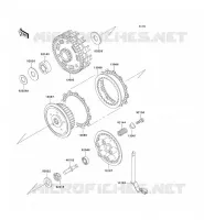 EMBRAYAGE pour Kawasaki ZZR600 2004