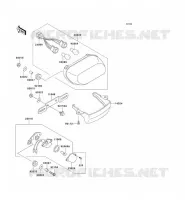 FEUX ARRI&Egrave;RE(S) pour Kawasaki ZZR600 2004