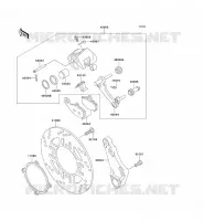 FREIN ARRIERE pour Kawasaki ZZR600 2004