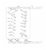 OUTIL UTILISATEUR pour Kawasaki ZZR600 2004