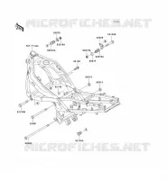 SUPPORT MOTEUR pour Kawasaki ZZR600 2004