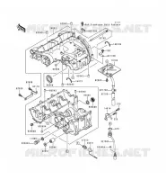CARTER MOTEUR(S) pour Kawasaki ZZR600 1996