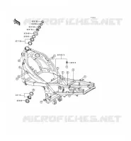 CH&Acirc;SSIS pour Kawasaki ZZR600 1996