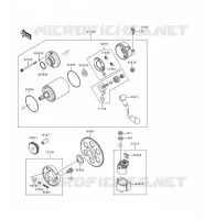 D&Eacute;MARREUR pour Kawasaki ZZR600 1996