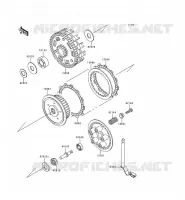 EMBRAYAGE pour Kawasaki ZZR600 1996