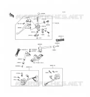 GUIDON pour Kawasaki ZZR600 1996