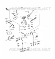 MAITRE CYLINDRE AV pour Kawasaki ZZR600 1996