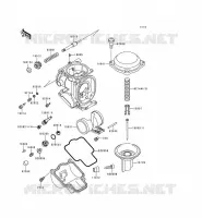 PI&Egrave;CES DE CARBURATEUR pour Kawasaki ZZR600 1996