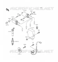 SYSTEME D&acute;ALLUMAGE pour Kawasaki ZZR600 1996