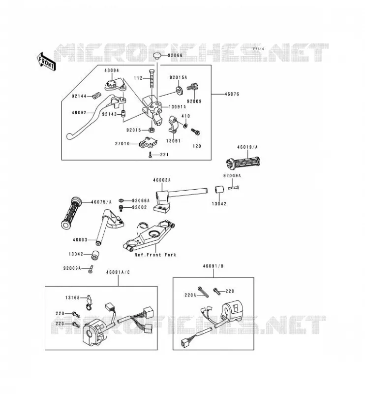 GUIDON Kawasaki MOTOS 600 1997 ZZR600  ZX600-E5